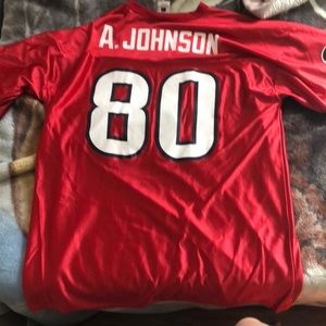 NFL NIKE A. JOHNSON RED JERSEY XL